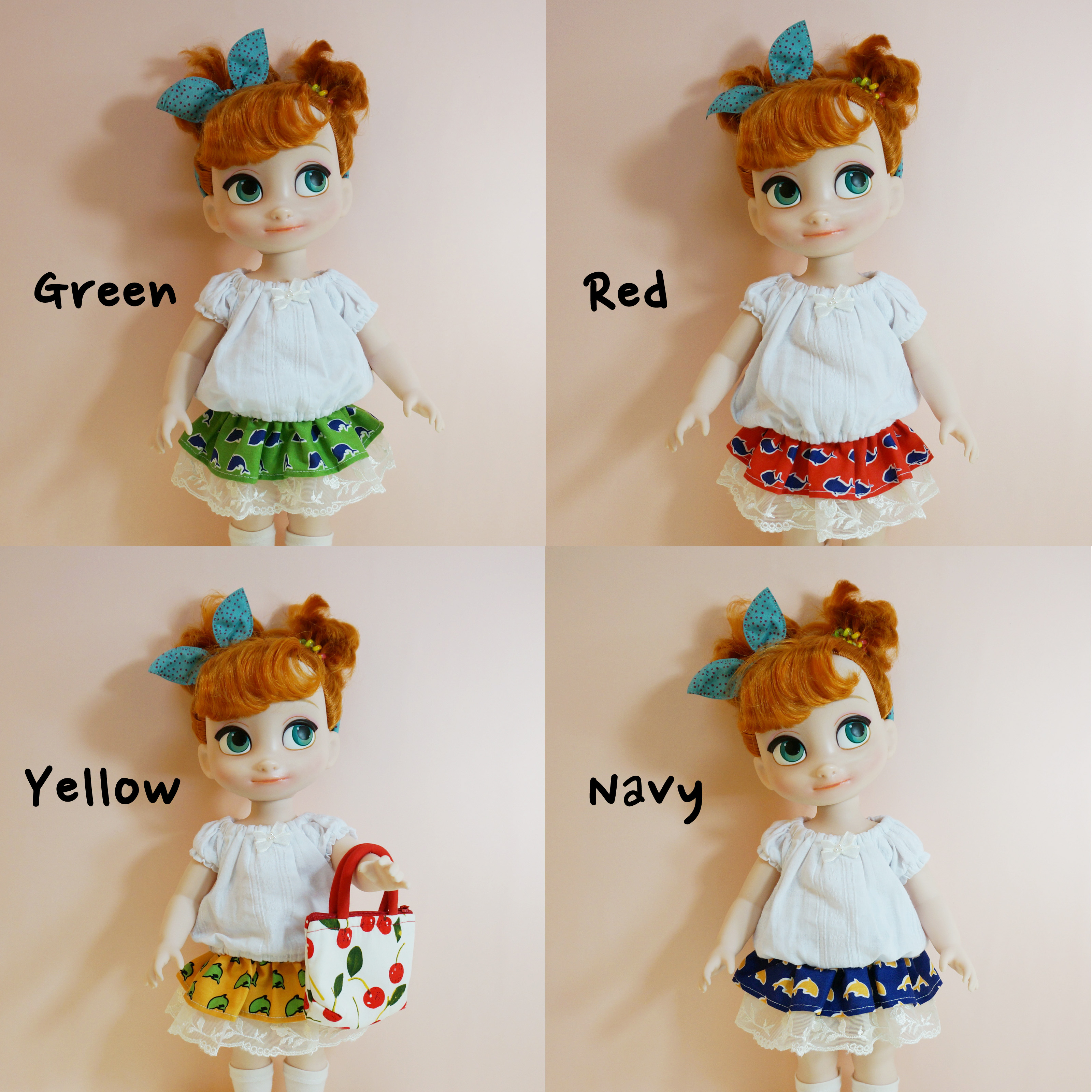 Disney Baby doll clothes dolphine set clothing Animator's collection