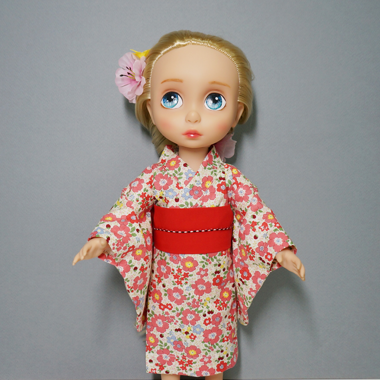 Disney Baby doll clothes Yukata flower dress clothing Animator's