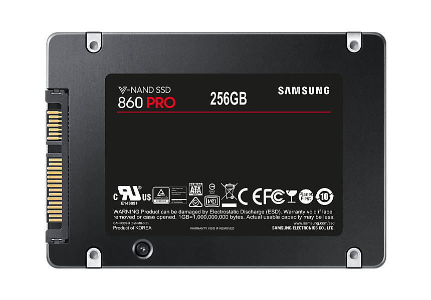 Samsung 860 pro sata ssd