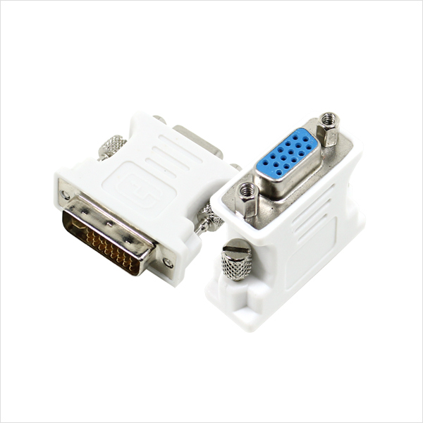 RGB 암 DVI-I 숫 24-5 모니터 케이블 연결 변환 젠더 케이블 커넥터 단자 잭 컨넥터 짹 선 라인 연결
