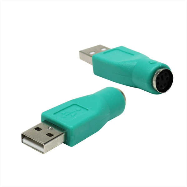 PS2 암 USB 숫 변환 젠더 키보드 마우스 단자 변환짹 케이블 커넥터 단자 잭 컨넥터 짹 선 라인 연결