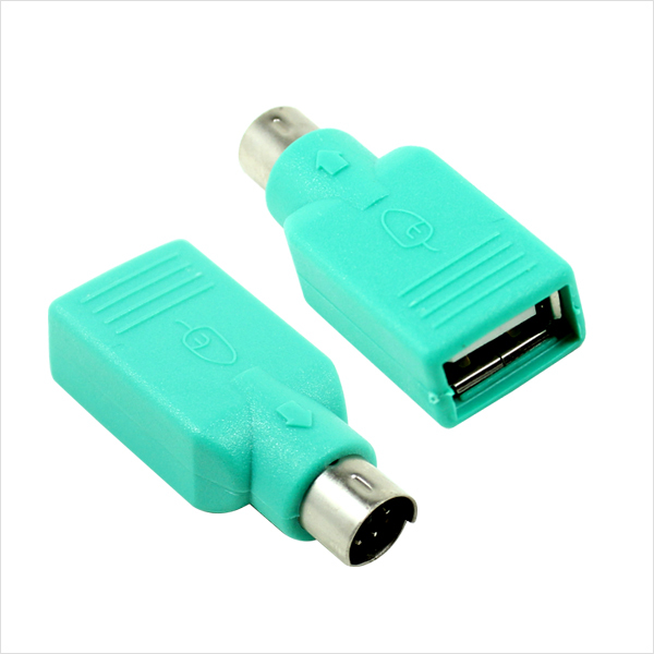 USB 암 PS2 숫 변환 젠더 키보드 마우스 단자 변환짹 케이블 커넥터 단자 잭 컨넥터 짹 선 라인 연결