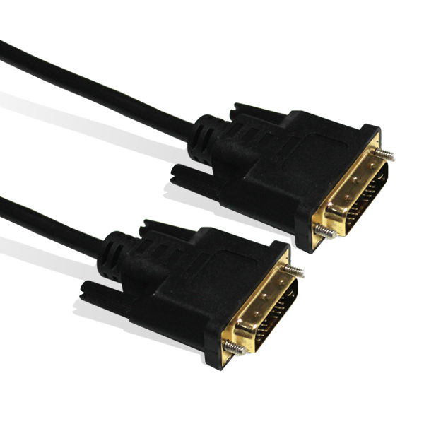 DVI-D 싱글 18-1 PC데스크탑 TV 모니터 연결케이블 1M 케이블 커넥터 단자 잭 컨넥터 짹 선 라인 연결