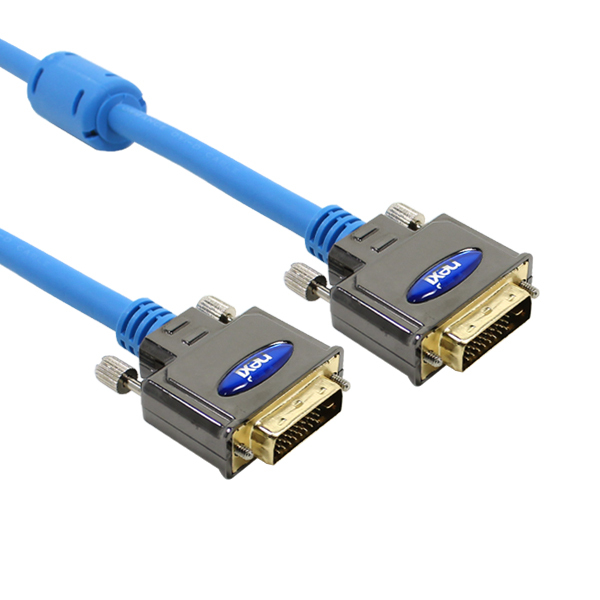 DVI-D 메탈듀얼 24-1 슈퍼 최고급형 디지털 케이블 3M 케이블 커넥터 단자 잭 컨넥터 짹 선 라인 연결