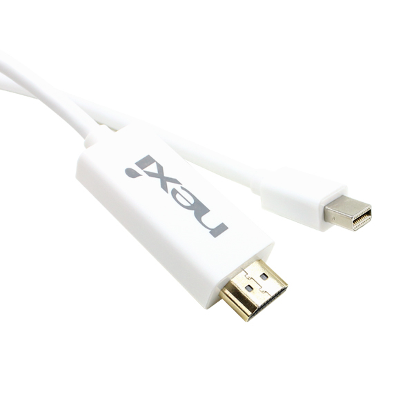 미니 디스플레이포트 HDMI 맥북 노트북 변환케이블 2M 케이블 커넥터 단자 잭 컨넥터 짹 선 라인 연결