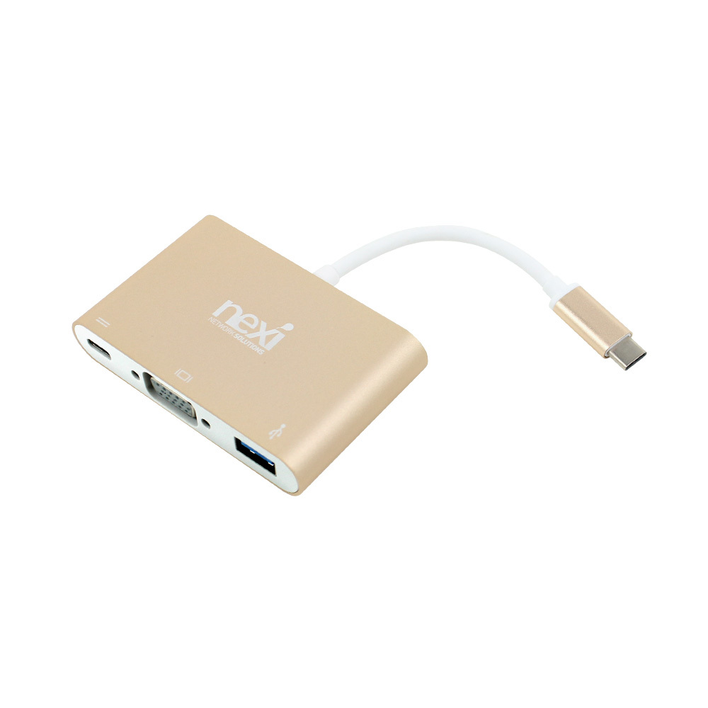 USB3.1 to VGA 컨버터 C타입 충전 프로젝터 모니터 TV 케이블 커넥터 단자 잭 컨넥터 짹 선 라인 연결