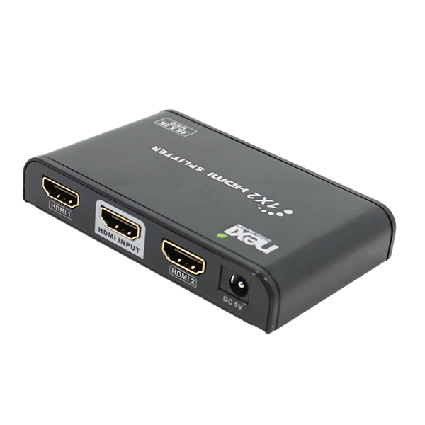 UHD 1대2 HDMI 울트라 HD 초고화질 영상 음성 분배기 케이블 커넥터 단자 잭 컨넥터 짹 선 라인 연결
