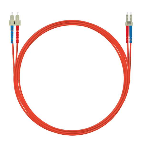 광 점퍼코드 LC-SC-2C 네트워크 케이블 멀티모드 5M 케이블 커넥터 단자 잭 컨넥터 짹 선 라인 연결