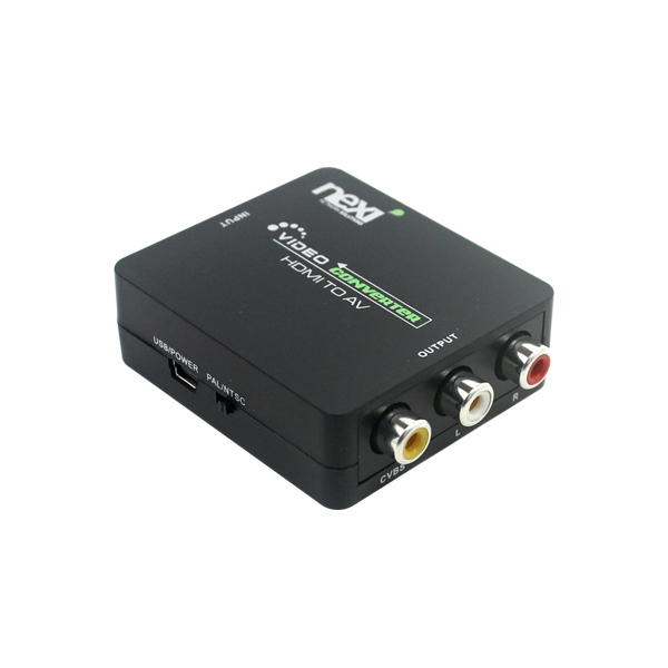 HDMI to RCA 3선 컴포지트 신호 변환 출력 컨버터 PC 케이블 커넥터 단자 잭 컨넥터 짹 선 라인 연결