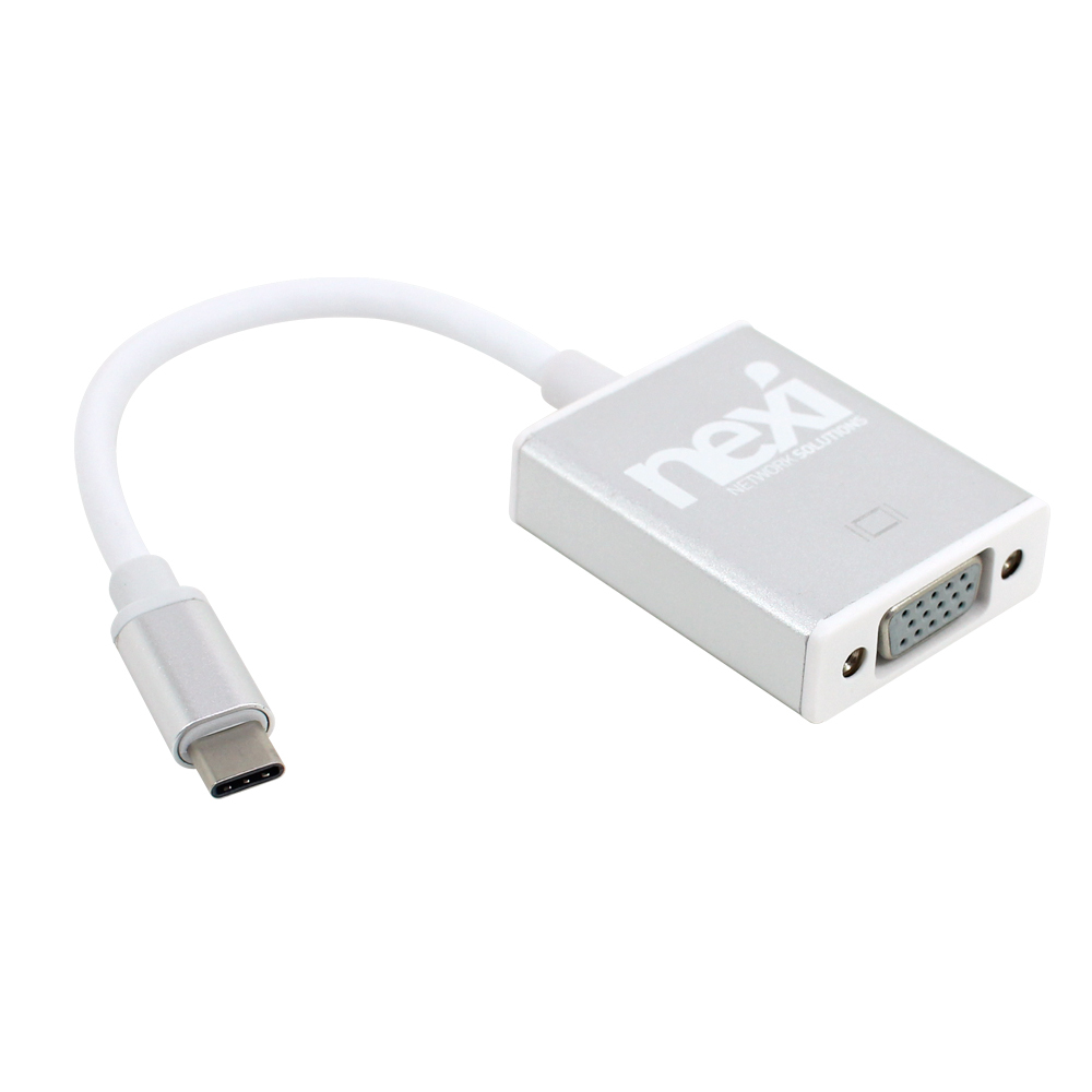 USB3.1 C타입 VGA 영상 신호 변환 컨버터 케이블 타입 케이블 커넥터 단자 잭 컨넥터 짹 선 라인 연결