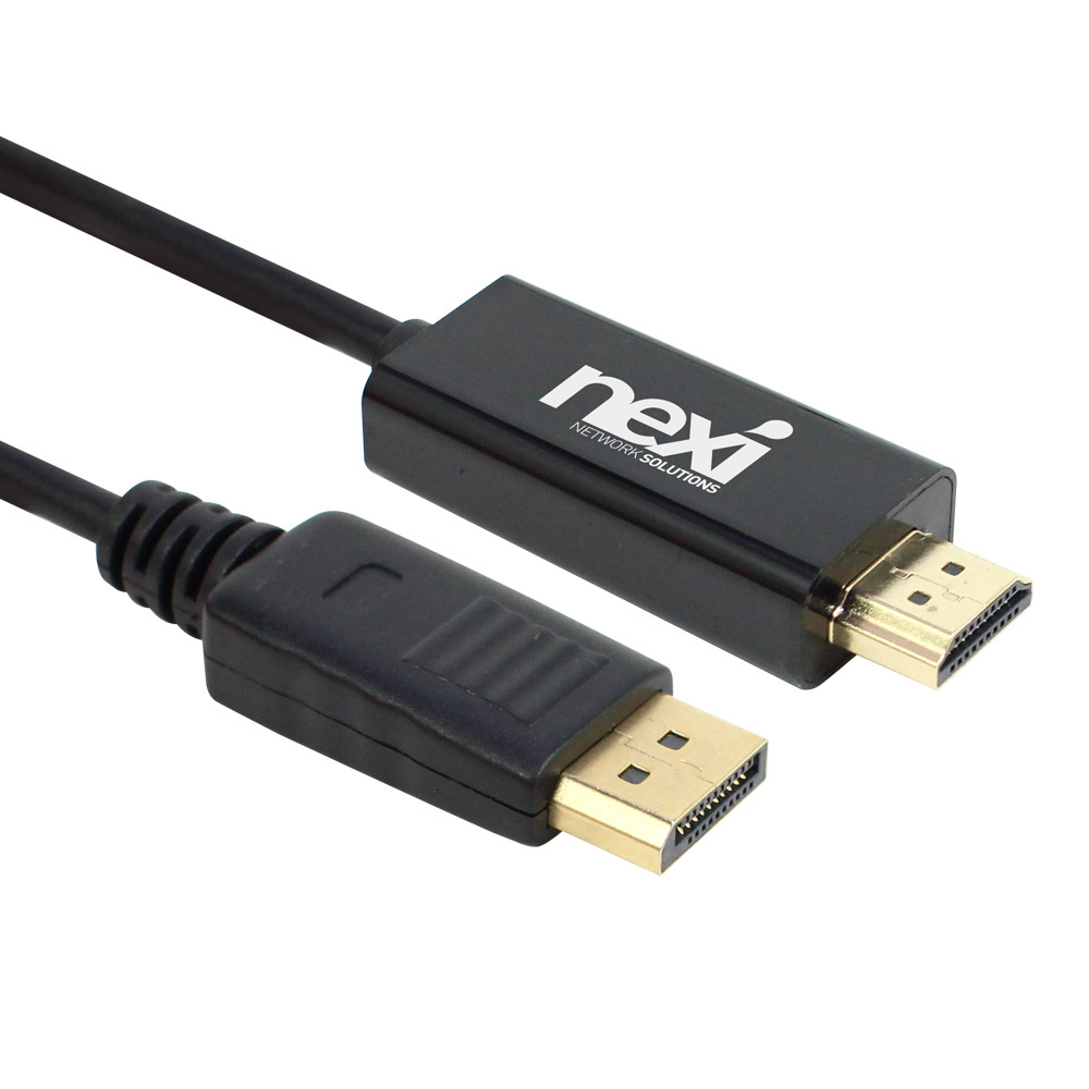 디스플레이포트 to HDMI 1.2Ver 모니터 연결케이블 1M 케이블 커넥터 단자 잭 컨넥터 짹 선 라인 연결