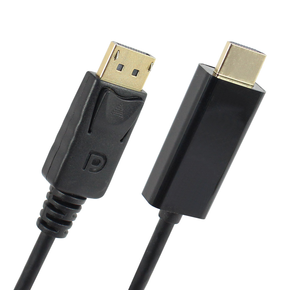 디스플레이포트 to HDMI 1.2Ver 모니터 연결케이블 3M 케이블 커넥터 단자 잭 컨넥터 짹 선 라인 연결