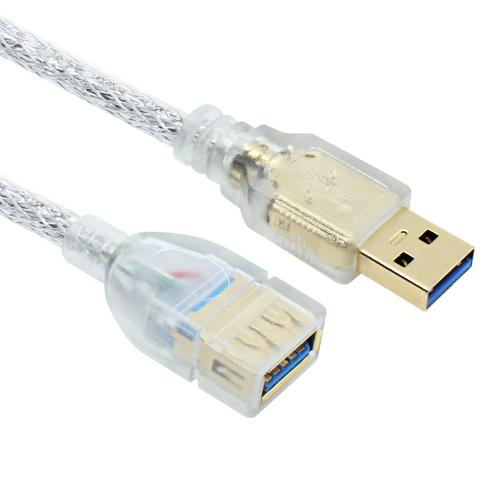USB3.0 A 타입 숫-암 프리미엄 연장 케이블 3M 마우스 케이블 커넥터 단자 잭 컨넥터 짹 선 라인 연결