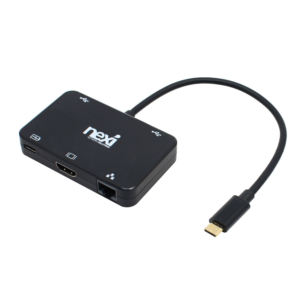 USB3.1 C타입 멀티스테이션 HDMI USB3.0 허브 이더넷 케이블 커넥터 단자 잭 컨넥터 짹 선 라인 연결