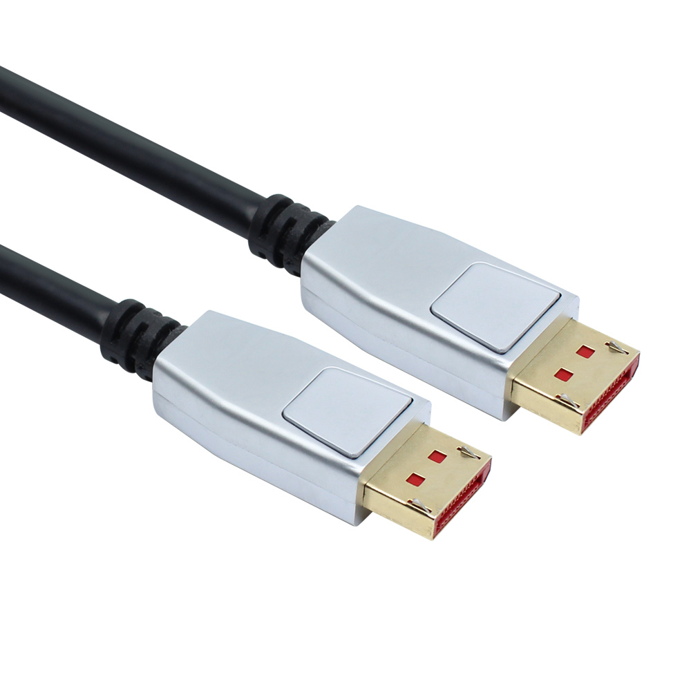 DP TO DP V1.4 초고화질 디지털TV 모니터 케이블 1M 케이블 커넥터 단자 잭 컨넥터 짹 선 라인 연결