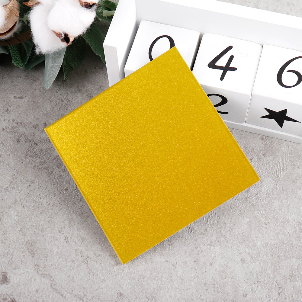 펄아크릴 판 제작 3T 재단 가공 금색 (자동계산) 