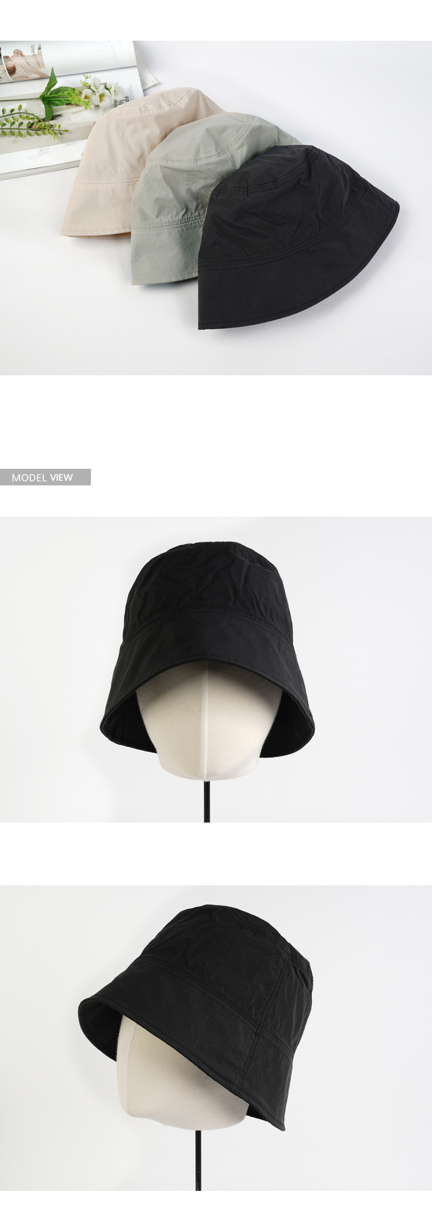BUCKET HAT IN CERULEAN BLUE RE-NYLON 234101