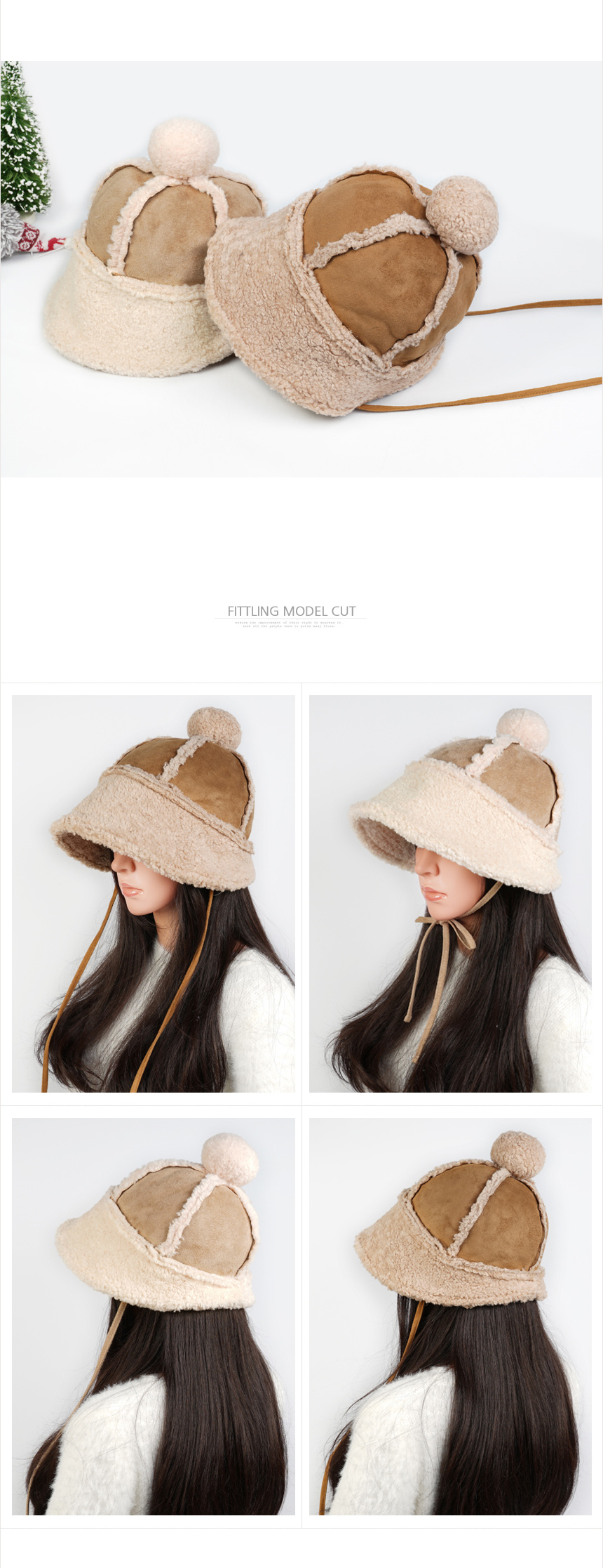 Orijinal Peggy Taupe Hat - Kilim Band Dark