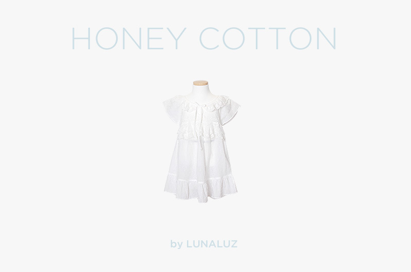 [M/L - Out of stock]Children&#039;s Honey Cotton Dress (short-sleeved) 20-04571