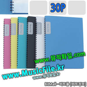 뮤직화일30 (Music File 30p/A4) - 8809132070552