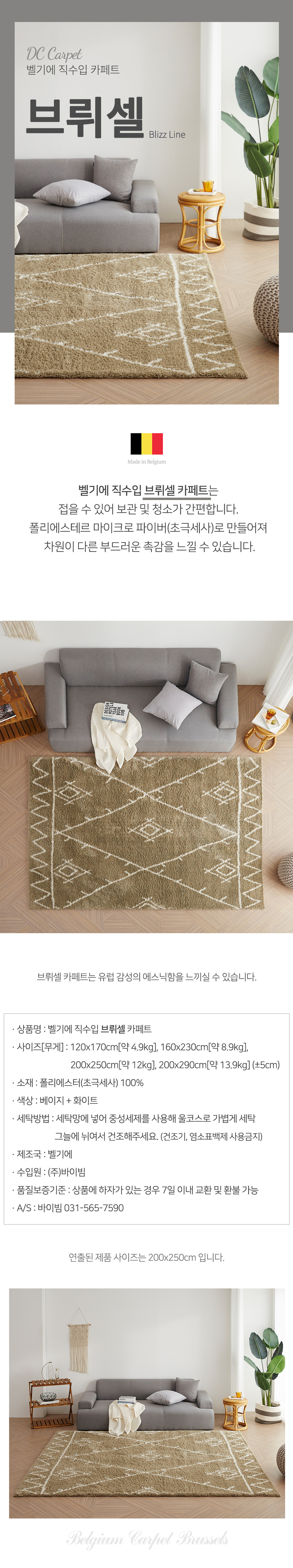 Belgium DC Carpet - washable rug - brussels  