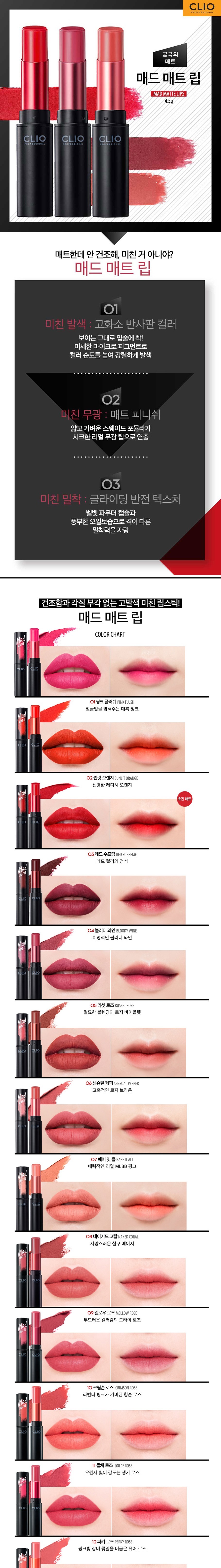 Clio Mad Mat Lip 4.5g