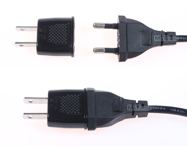 Lot 5x EU to US AC Power Socket Plug Adapter Converter 2 Pin (220V to