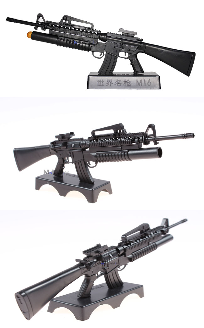 8IN1 Plastic Model Gun 16 Scale Model Figure Gun Collectible Miniature