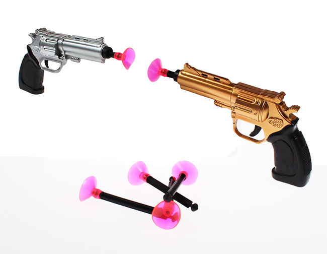 2 in 1 New Pump Gun Suction Cup Safety Bullets Soft Small Dart Pistol