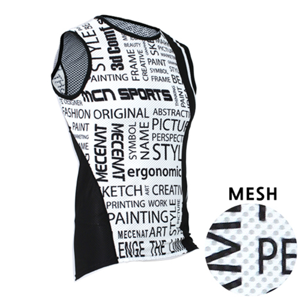 Mcn [MTM-KMESH-PAPER]페이퍼 KMESH 민소매 이너웨어