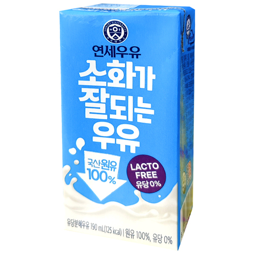 연세우유 소화가 잘되는 우유 190ml (24팩)