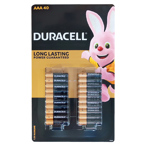 듀라셀 알카라인 건전지 AAA (40개입)