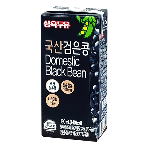 삼육두유 국산 검은콩 두유 190ml (24팩)