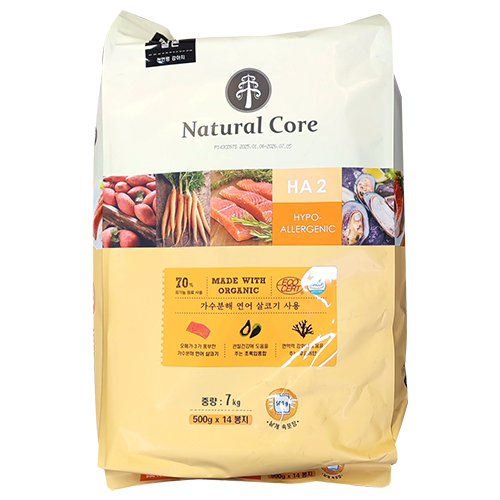 내추럴코어 가수분해 연어살코기 애견 사료 7kg