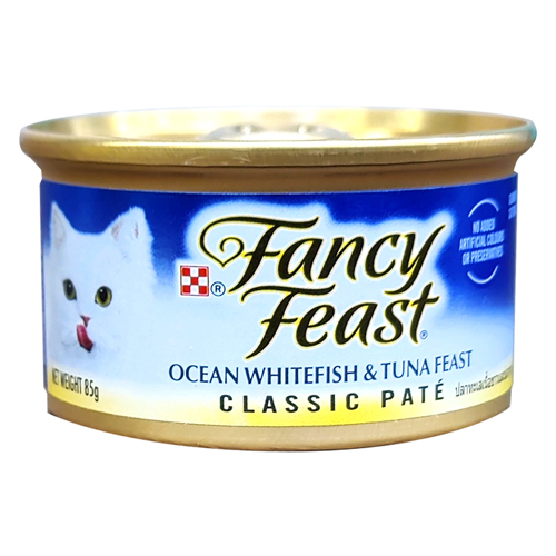 팬시피스트 참치와 흰살생선 통조림 캔 85g