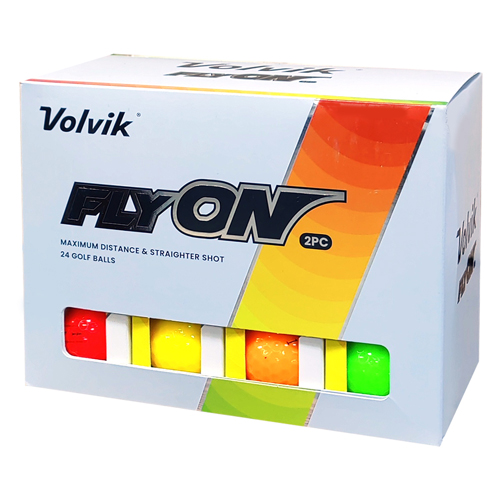 볼빅 플라이온 4색 골프공 2피스 (24개입)