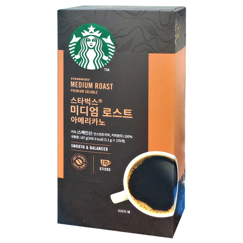 스타벅스 미디엄 로스트 아메리카노 170T