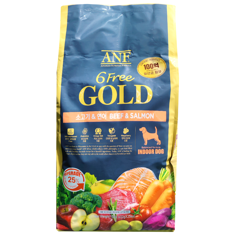 ANF 식스프리 골드 애견 사료 10kg
