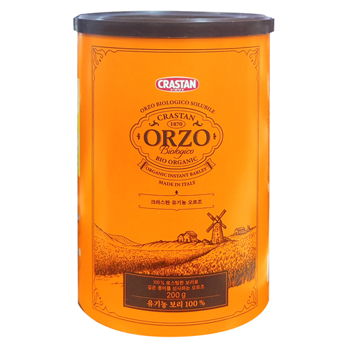 크라스탄 오르조 유기농 보리차 원통형 200g