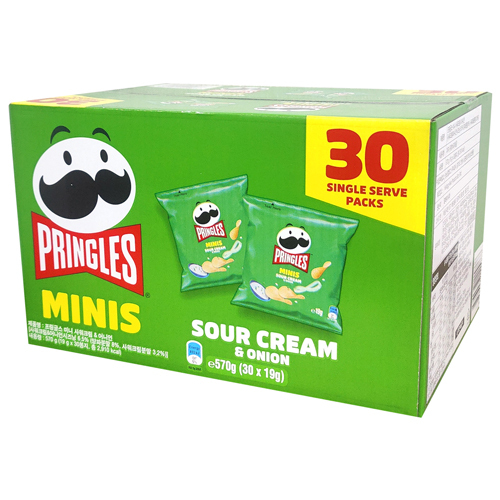 프링글스 미니 사워크림 앤 어니언 570g (30개입)