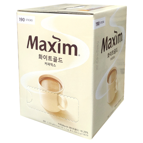 맥심 화이트골드 커피믹스 190T