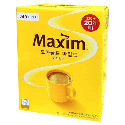 맥심 모카골드 마일드 커피믹스 240T