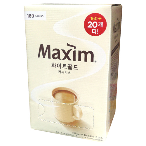 맥심 화이트골드 커피믹스 180T