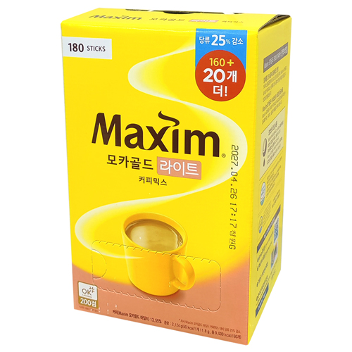 맥심 모카골드 라이트 커피믹스 180T