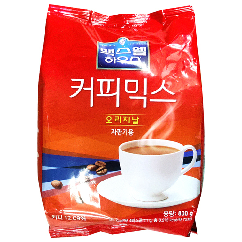 맥스웰하우스 오리지날 커피믹스 자판기용 800g x 10봉