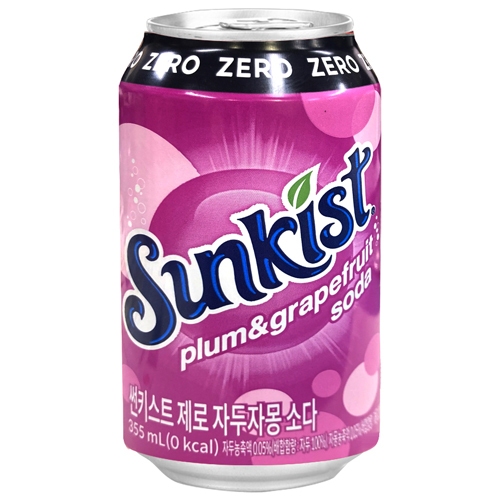 썬키스트 제로 자두 자몽 소다 355ml (24캔)