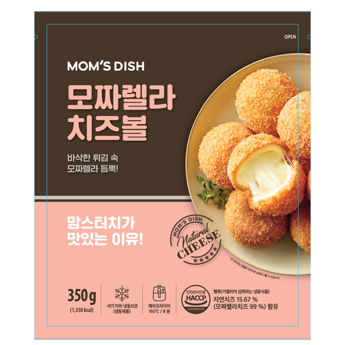 맘스터치 모짜렐라 치즈볼 350g