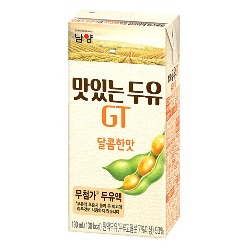 맛있는 두유 GT 달콤한맛 190ml (24팩)