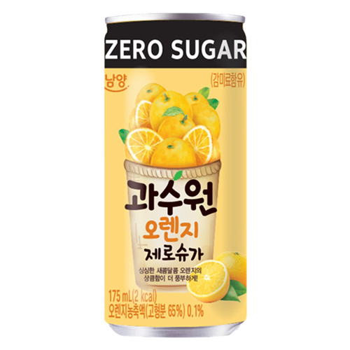 과수원 오렌지 제로슈가 175ml (30캔)