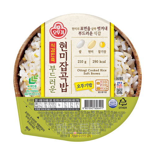 오뚜기 식감만족 부드러운 현미잡곡밥 210g (24개)